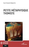 Photo Petite métaphysique thomiste - Recension par IA
