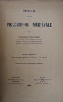 Photo Histoire de la philosophie mediévale
